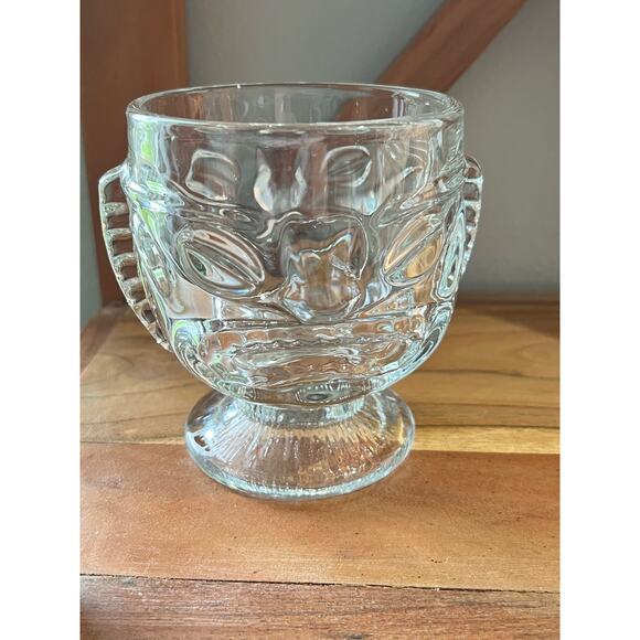 Tiki Goblet Double Sided Happy Sad 16oz Glass Mug Cup - Picture 1 of 6